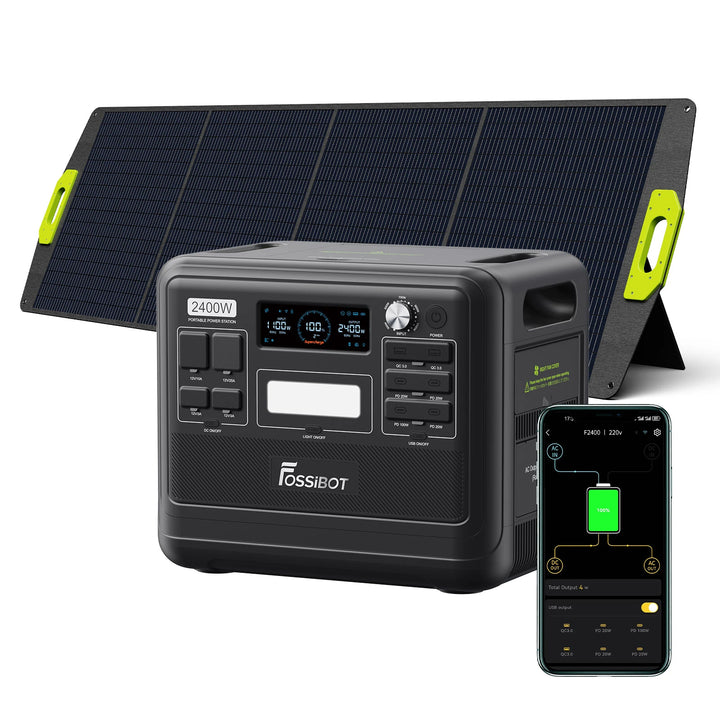 FOSSiBOT F2400 Portable Power Station | 2,400W 2,048Wh