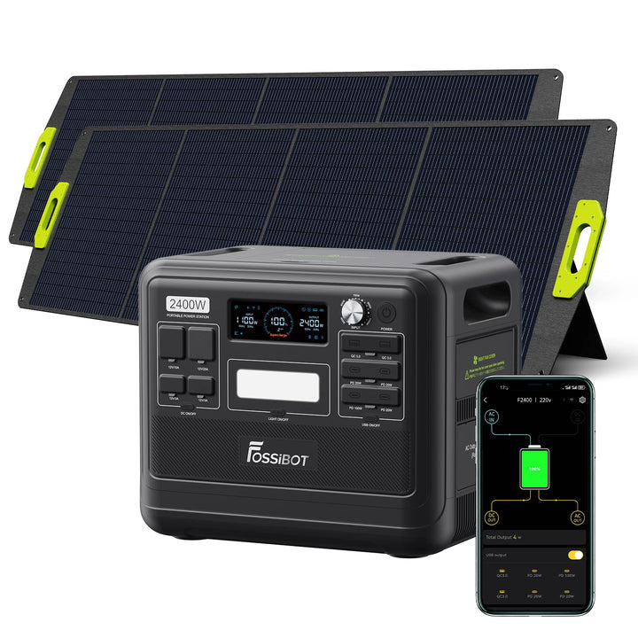 FOSSiBOT F2400 Portable Power Station | 2,400W 2,048Wh