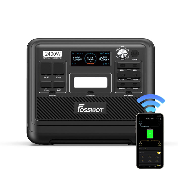 FOSSiBOT F2400 Portable Power Station | 2,400W 2,048Wh