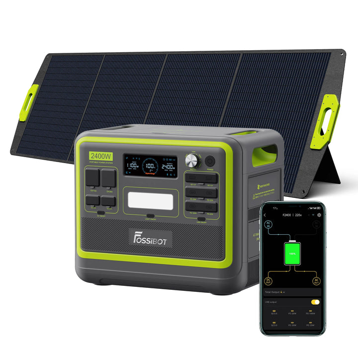 FOSSiBOT F2400 Portable Power Station | 2,400W 2,048Wh