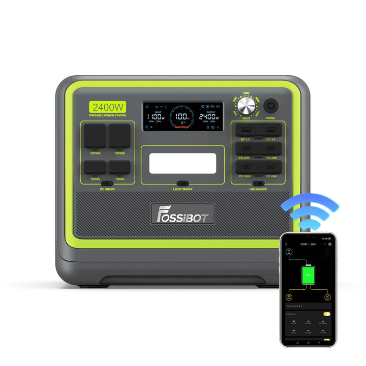 FOSSiBOT F2400 Portable Power Station | 2,400W 2,048Wh
