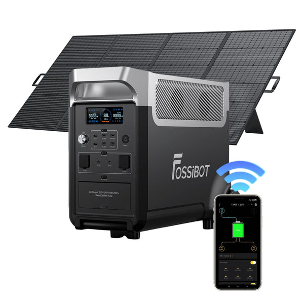 FOSSiBOT F3600 Pro Solar Generator + Portable Solar Panel